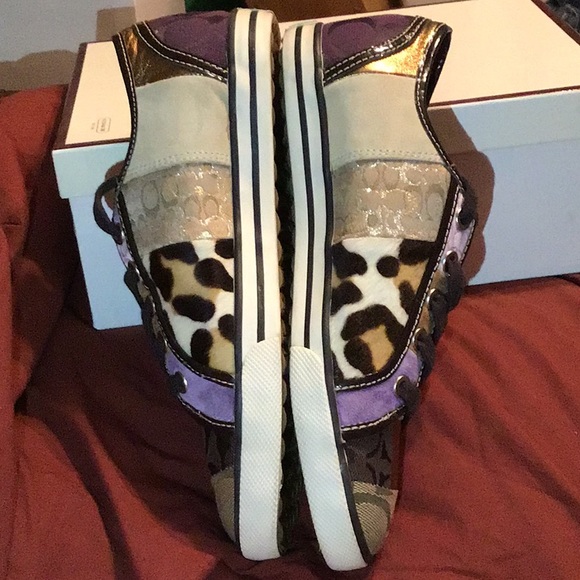 COACH DAWNELL PATCHWORK 💯 AUTHENTIC SNEAKERS - Picture 11 of 14